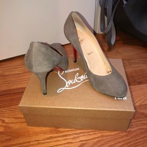 Tan Suede Christian Louboutins size 41.5